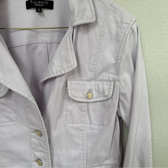 Talbot’s Hint of Pink Denim Jacket - Picture 5 of 10